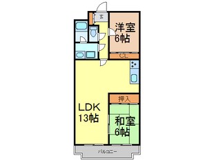 メゾンド－ル上泉の物件間取画像